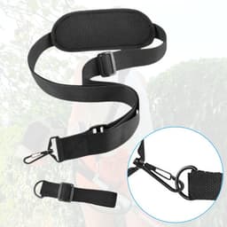 Gras trimmer draagband - Schouderharnas Bosmaaier - Tuinonderhoud - Ergonomisch Ontwerp - 55-100 cm - Zwart — thumbnail 4
