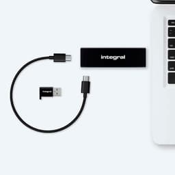 Externe SSD - Draagbare Harde Schijf - Snelle Data Transfer - USB 3.2 Gen 2 - 1 TB - Zilver — thumbnail 4