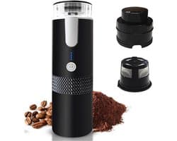 Draagbaar koffiezetapparaat | koffiemachines | Draagbare elektrische espresso-koffiezetapparaatmachines for één persoon met kopje koffiepoeder en capsulebak Oplaadbaar automatisch, voor kamperen, reize