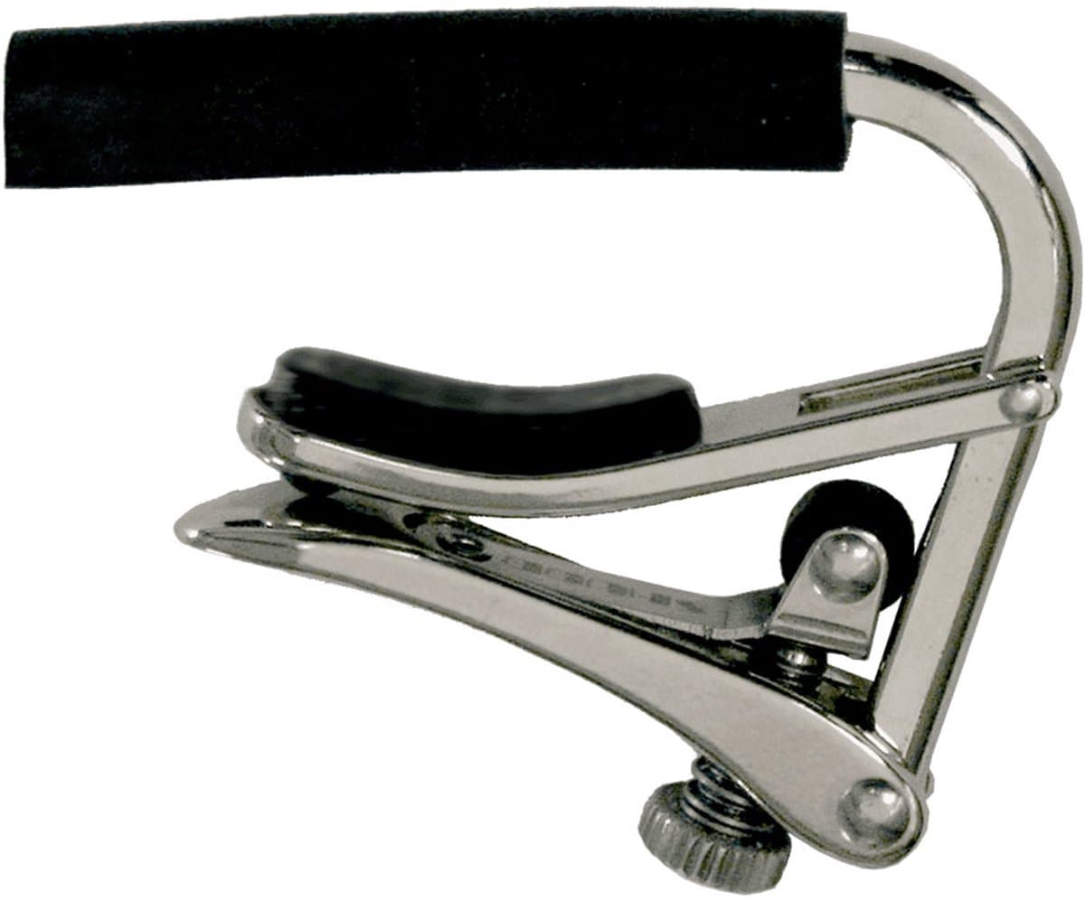 Capo C1 – Voor Staalsnarige Gitaar – Polished Nickel — afbeelding 1