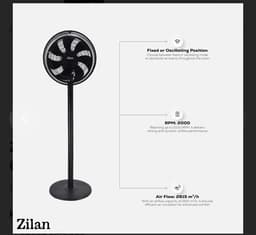 Staand ventilator Zilan 12’’ 95W — thumbnail 2