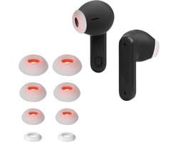 kwmobile 8x Reserve covers voor oordopjes geschikt voor JBL Tune Flex - 4 maten - Silicone dopjes voor in-ear headphones