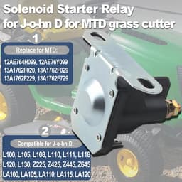 SnelShoppen - Starterrelais Grasmaaier 12V Magnetische Schakelaar Voor MTD AM138068 725-04439A 725-04439B Voor Tuintractoren — thumbnail 3