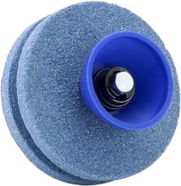 Grasmaaier Mes Slijper 2pcs - Blauw Corundum Dubbele Laag - Duurzaam en Robuust - Geschikt voor Elektrische Handboor - ShopVlot — thumbnail 3