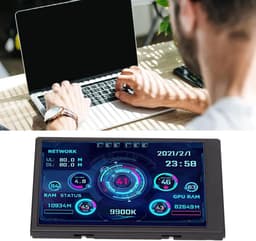 SnelShoppen - 3.5 Inch Mini USB Scherm - IPS Tweede Scherm voor CPU, GPU, RAM Gebruik en Temperatuur - Netwerk Snelheid, Weersvoorspelling - Aanpasbar — thumbnail 5