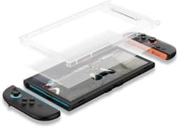 2X Screen protector - Screenprotector Geschikt voor Nintendo Switch 2 - 9H Tempered Glass - Beschermglas - Glasplaatje - Dock Friendly - Met Installatiekit — thumbnail 1