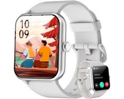 Blackview Smartwatch - R50 - Stappenteller - Hartslagmeter - fitnesstracker - Watch Dames & Heren - SOS - fitnesshorloge - Android & iOS - Grijs