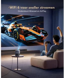 CRLYN® Mini Beamer - Mini Projector - Beamer Full HD — thumbnail 4