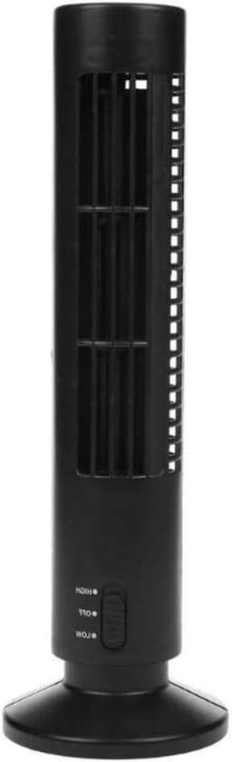 Draagbare Luchtkoeler - Bladloze Ventilator - Bureau Koeling - Stil Luchtkanaalontwerp - 33 cm Hoog - Zwart — thumbnail 1