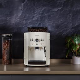 Volautomatische espressomachine - Koffiezetapparaat - Verse koffie zetten - Compact Thermoblock systeem - 17 liter waterreservoir - Wit — thumbnail 4