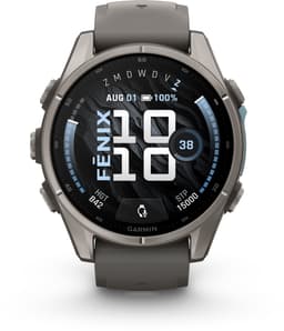 Garmin fēnix 9 - 43 mm - Multisport GPS Smartwatch - AMOLED-scherm - Titanium afwerking - Batterijduur tot 10 dagen — thumbnail 1