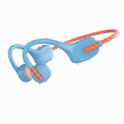 X12 - Draadloze Kinderkoptelefoon - Koptelefoon Kind - Bone Conduction Headphone - Bluetooth - Veilig Volume 85 dB - On ear - 6 uur batterij - IPX5 - Voor Tablet, Laptop, School & Online Les - Blauw — thumbnail 1
