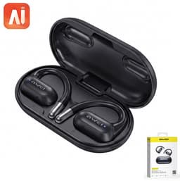 AWEI T93 - Sport Oordopjes - Open-Ear Oorclips - Draadloos Bluetooth Clip On Design - AI-vertaalfunctie - ENC Ruisonderdrukking - IPX6 - 40 Uur Batterijduur - voor Hardlopen - Zwart — thumbnail 2