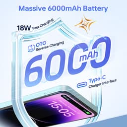 OUKITEL C68 Smartphone 4G-7.2 inch HD-120HZ-24GB RAM-512GB ROM-64MP camera-Android 15-NFC — thumbnail 5