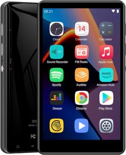 SNJY® MP3 Speler Bluetooth - MP4 Speler - Muziek Speler - Touchscreen - 16GB - Zwart — thumbnail 1