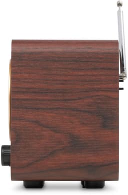 DAB radio - Audizio Ovaro - Retro radio met Bluetooth, FM en DAB+ - Donker hout — thumbnail 4