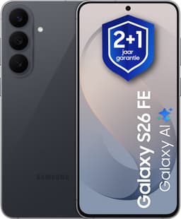 Samsung Galaxy S26 FE - Smartphone - 128GB - Graphite + 1 jaar extra garantie — thumbnail 1