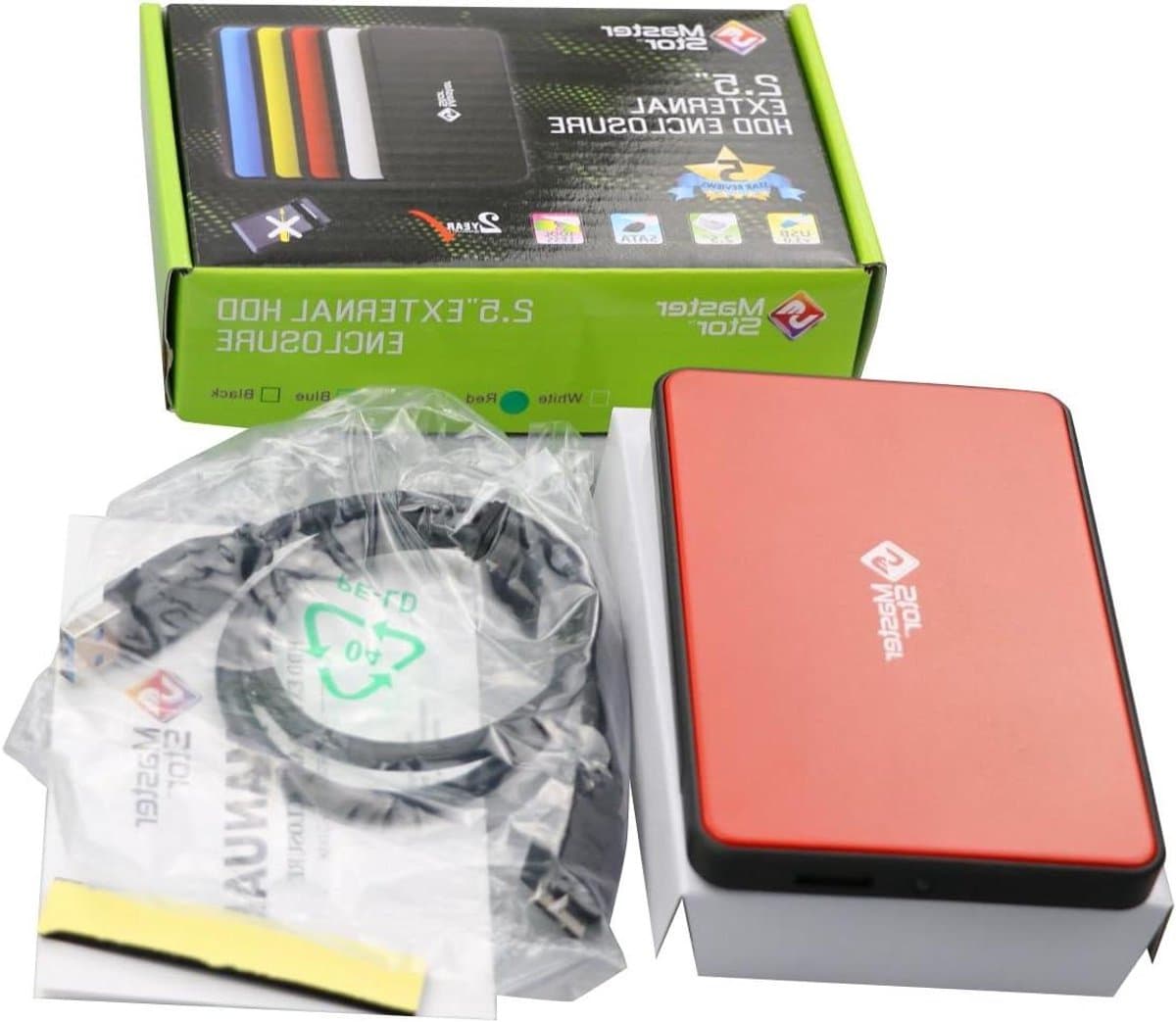 Externe Harde Schijf - Draagbare Opslag - Data Back-up - Super Speed USB 3.0 - 160 GB - Rood — afbeelding 1