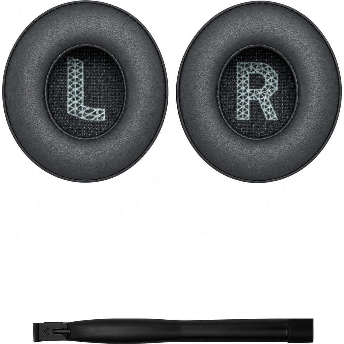 Set Oorkussens voor JBL Koptelefoon - Live 460NC / 670NC Oorkussen - Live 460NC / Live 670NC / Tune 450BT / Tune 460BT / Tune 500 / Tune 500BT - Kunstleer met Traagschuim - Zwart — afbeelding 1