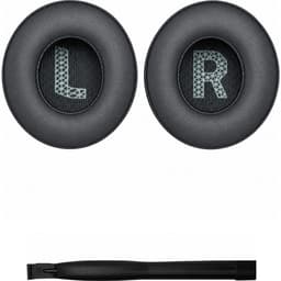 Set Oorkussens voor JBL Koptelefoon - Live 460NC / 670NC Oorkussen - Live 460NC / Live 670NC / Tune 450BT / Tune 460BT / Tune 500 / Tune 500BT - Kunstleer met Traagschuim - Zwart — thumbnail 1