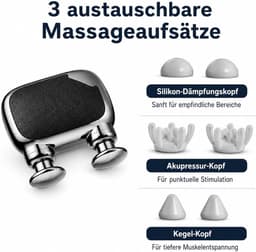 SnelShoppen - Hoogwaardig Mini Massagepistool met USB C, 3 Instelbare Standen voor Spieren, Pijnverlichting en Ontspanning, Draagbaar en Handzaam voor — thumbnail 2