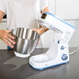 Keukenmachine - Mixer - Bakken en Koken - Planetair Systeem - 4 Liter Kom - Zwart — thumbnail 5