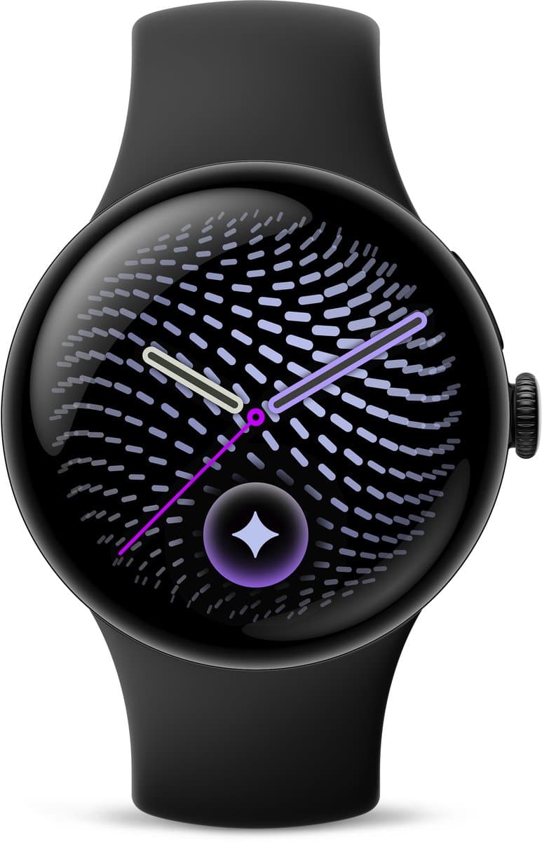 Google Pixel Watch 5 - smartwatch - 41 mm - Wifi - zwart - sportbandje — afbeelding 1