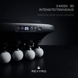 Revyro Pro - Ergonomische Massage Gun - Professioneel - Massage Apparaat - Incl. Infrarood Licht - 16 Massage Koppen — thumbnail 2