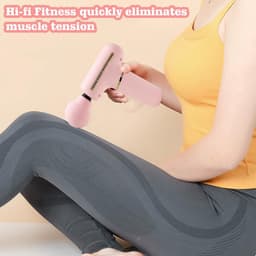 Mini massagepistool - 4 instelbare snelheden - draagbaar handmassageapparaat - diepe weefselpercussie voor nek en rug - ShopVlot — thumbnail 4