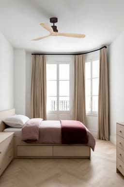 Faro Barcelona 33562DC Lantau L plafondventilator bruin/grenenhout 132 cm - Afstandsbediening - Stille en zuinige DC-motor - 6 snelheden - zomer en winterstand — thumbnail 3
