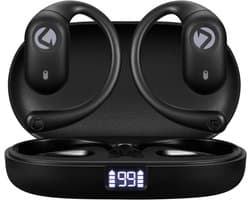 Volkano Stride 2 Air Conduction Draadloze Oordopjes met Oorhaak – Bluetooth 5.4 - IPX5 - LED-display - Open-Ear - 28 uur Speeltijd