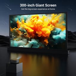 Beamer 4K Ondersteuning - 1000 ANSI Smart Projector - Full HD 1080P - WiFi 6 - Bluetooth 5.2 - Dolby Audio — thumbnail 3