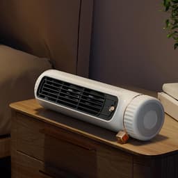 Torenventilator - Persoonlijke Koeler - Bureau Verkoeling - 3 Snelheden Instelbaar - 28x9x28 cm - Wit — thumbnail 2