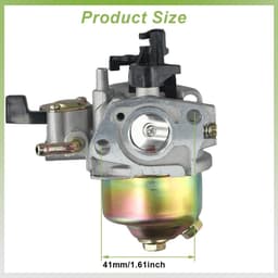 Dailygoods- Carburateurset voor Einhell BG-PM 46 S-HW - Afdichtingsset - Brandstoffilter - Brandstofslang - Clips - Inclusief kaars - Grasmaaier Carburateur — thumbnail 2