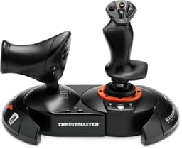 THRUSTMASTER T.FLIGHT HOTAS NEO ACE COMBAT 8 WINGS OF THEVE Edition – Flight joystick & throttle met vibratiefeedback - Xbox Series X|S, Xbox One, PC - Officieel gelicentieerde simulatiecontroller — thumbnail 1