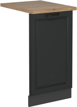 Vaatwasserpaneel - Keukenfront - Keuken renovatie - Interne bediening - 45 cm breed - Antraciet — thumbnail 1