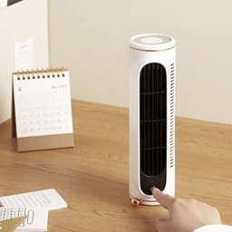 Bladloze Torenventilator - Persoonlijke Cooler - Persoonlijke Koeling - Stil en Krachtig - 293 x 96 cm - Wit — thumbnail 5