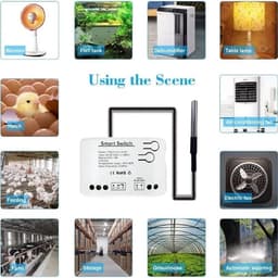 Slimme Temperatuur Controller - Schakelaar Meter - Klimaatbeheersing Thuis - Waterdichte Sonde - 10A 85-250V - Wit — thumbnail 5