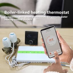 Bedradingscentrum 8 Zones - Verwarmingsregelaar Kamerthermostaat - Energie Besparen - Slimme Thermostaat Compatibel - 8 Zones - Wit — thumbnail 3