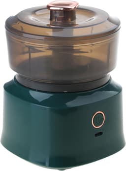 Keukenmachine Knoflook Chopper - Elektrische Hakmolen - Voedsel Bereiden - Snel en Veilig - 350ml Capaciteit - Wit — thumbnail 1