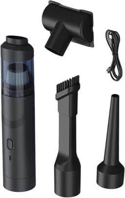 Draagbare Auto Stofzuiger - Hand Vacuüm - Snel Reinigen - 19 KPa Zuigkracht - 29.8 cm Lengte - Zwart — thumbnail 1