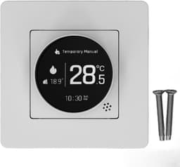 Waterverwarming Thermostaat - Slimme Thermostaatkraan - Temperatuur Regelen - Precisie Controle - AC 95-245V - Wit — thumbnail 5