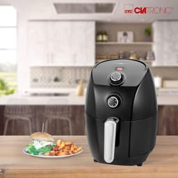 Hete Lucht Friteuse - Airfryer Frituurpan - Vetarm Eten - Instelbare Thermostaat - 1.5 Liter Capaciteit - Zwart — thumbnail 2