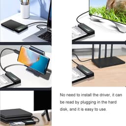 Externe Harde Schijf Adapter - Hard Drive Dock USB - Data Back-up - Snelle Data Overdracht - Tot 16 TB — thumbnail 4
