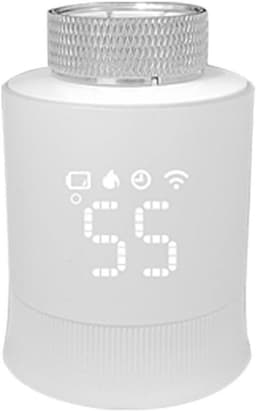 Radiatorthermostaat - Slimme thermostaat - Energie besparen - Raamdetectie - 219 Gram - Wit — thumbnail 1