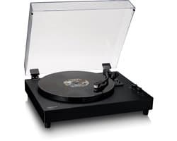 Lenco Platenspeler - Houten Platenspeler met Bluetooth en ingebouwde speakers - LS-60BK - Zwart