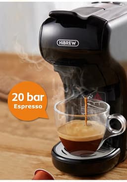 HiBREW H1A Espressomachine - 4-in-1 - Kapsels, ESE en Gemalen Koffie — thumbnail 2