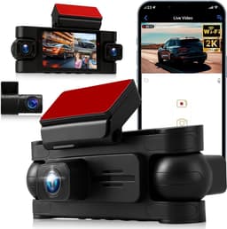 360° 4-Kanaals Dashcam - Zwart - Ultra HD Opname - Slimme Connectiviteit - Voor Auto's — thumbnail 1