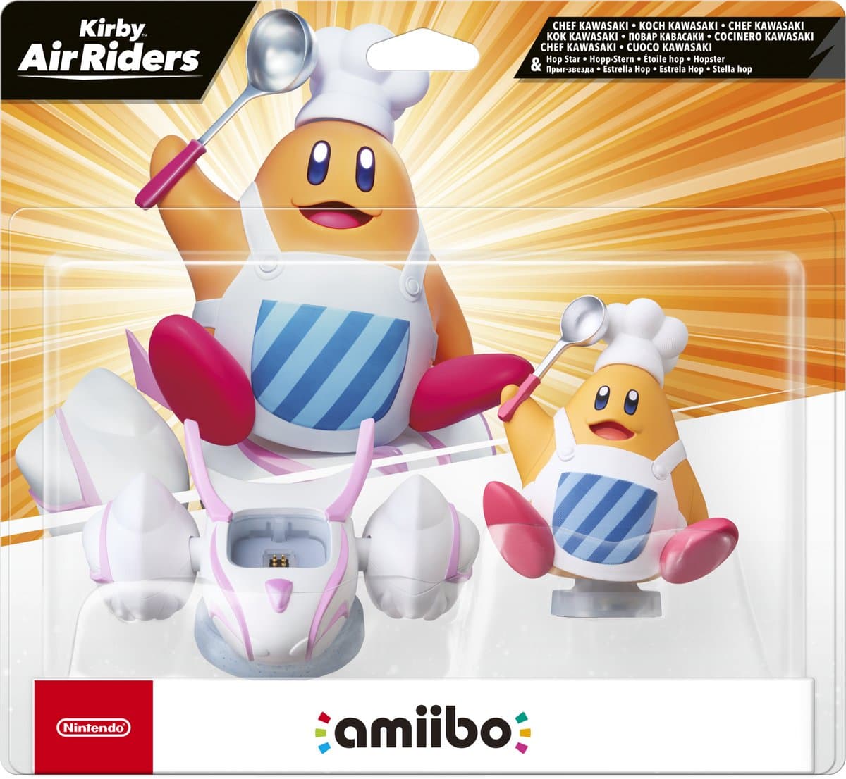 Amiibo Kirby Air Riders - Chef Kawasaki & Hop Star — afbeelding 1