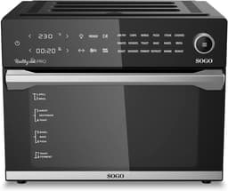 Elektrische Oven Airfryer - Multifunctionele Oven - Gezond Koken - 18 Voorgeprogrammeerde Menu's - 30 Liter - Zwart — thumbnail 4